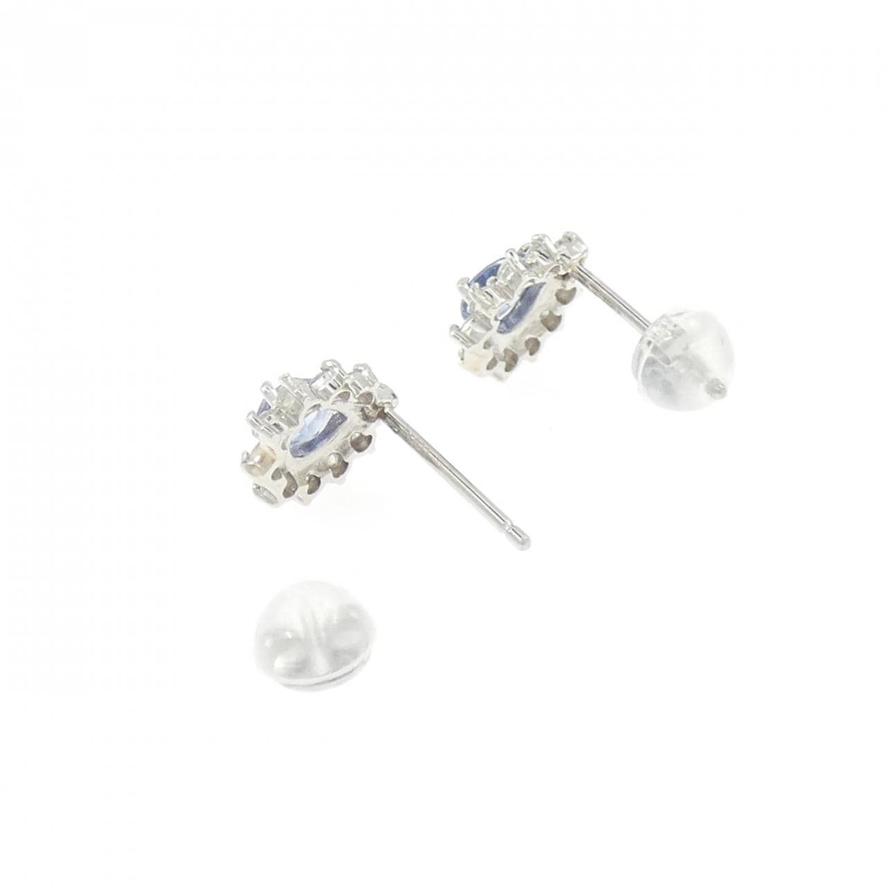 PT900 サファイヤ ピアス