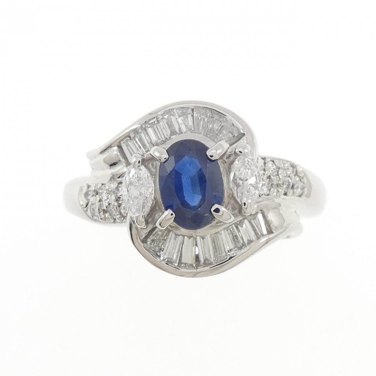 PT900 サファイヤ リング 0.61CT