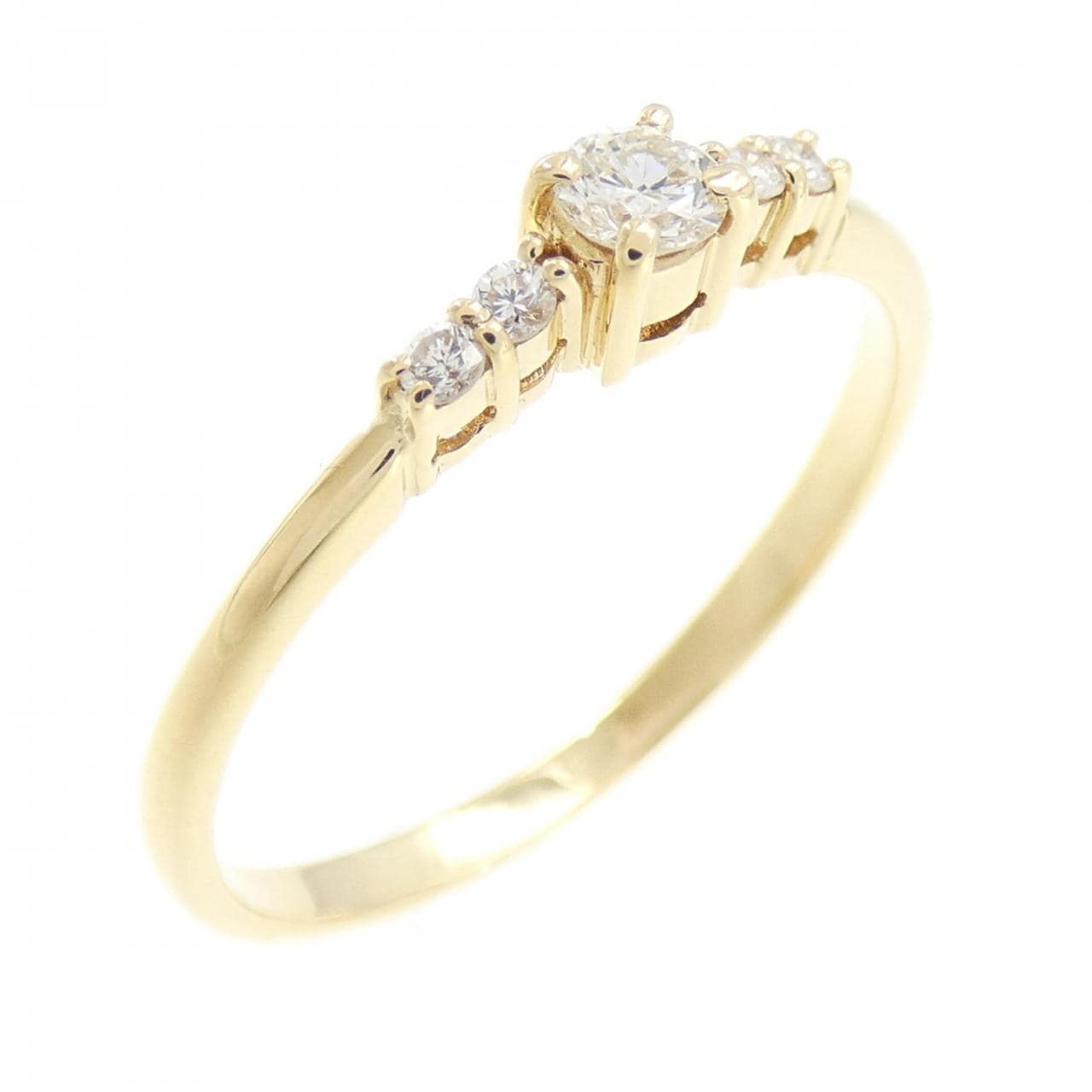 K18YG ダイヤモンド リング 0.15CT