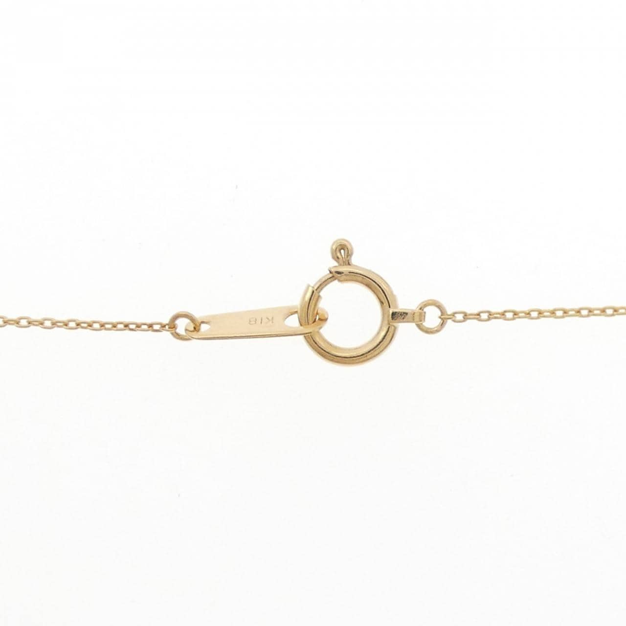 K18YG ダイヤモンド ネックレス 0.10CT