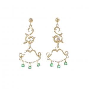 K18YG エメラルド ピアス