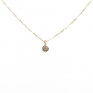 K18YG ソリティア ダイヤモンド ネックレス 0.2CT