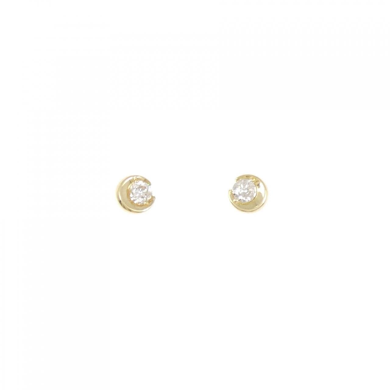 K18YG ダイヤモンド ピアス 0.20CT