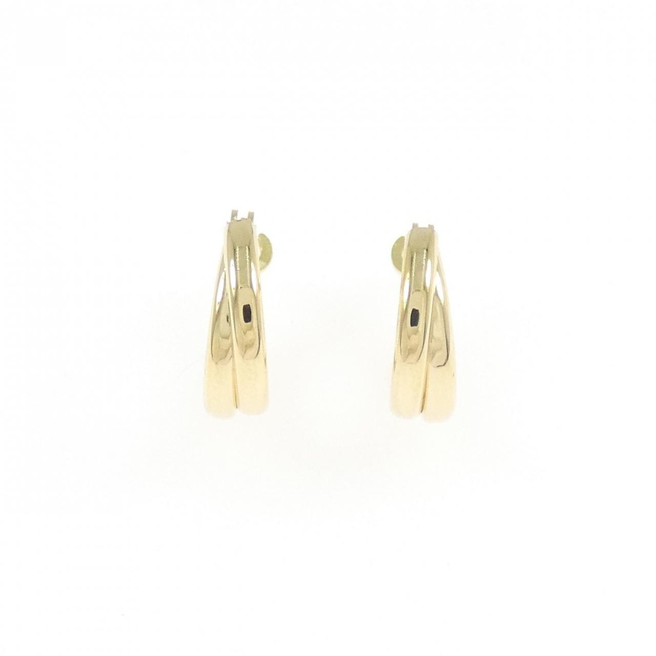 K18YG フープ ピアス