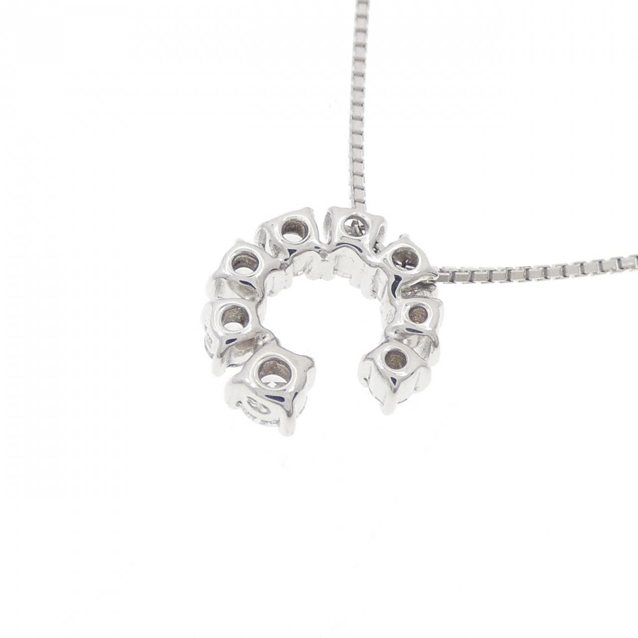 K18WG ダイヤモンド ネックレス