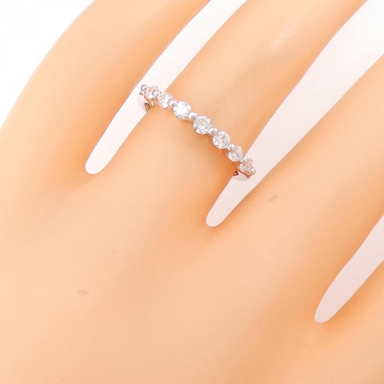 K18WG ダイヤモンド リング 0.25CT