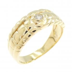 【新品】K18YG ダイヤモンド リング 0.10CT