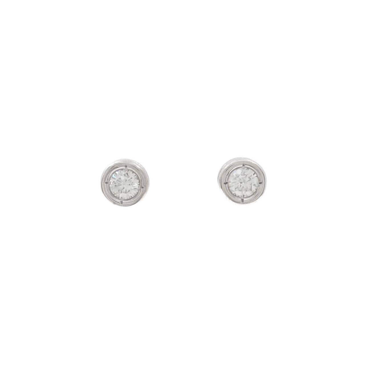 PT/PT900 Solitaire Diamond Earrings 0.423CT