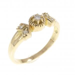 K18YG ダイヤモンド リング 0.03CT