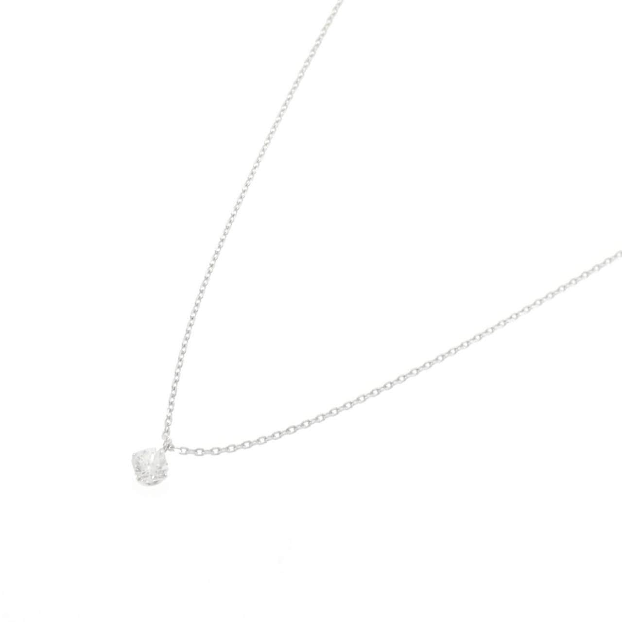 PT900/PT850 ダイヤモンド ネックレス 0.348CT E SI1 ファンシーカット