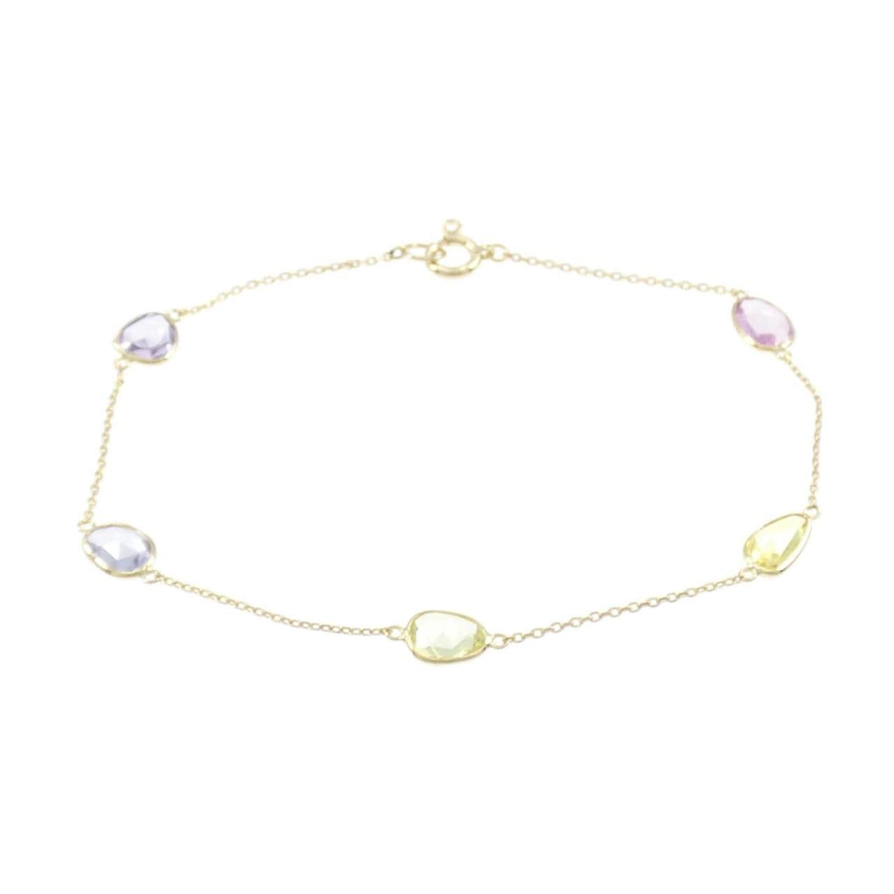 K18YG サファイヤ ブレスレット