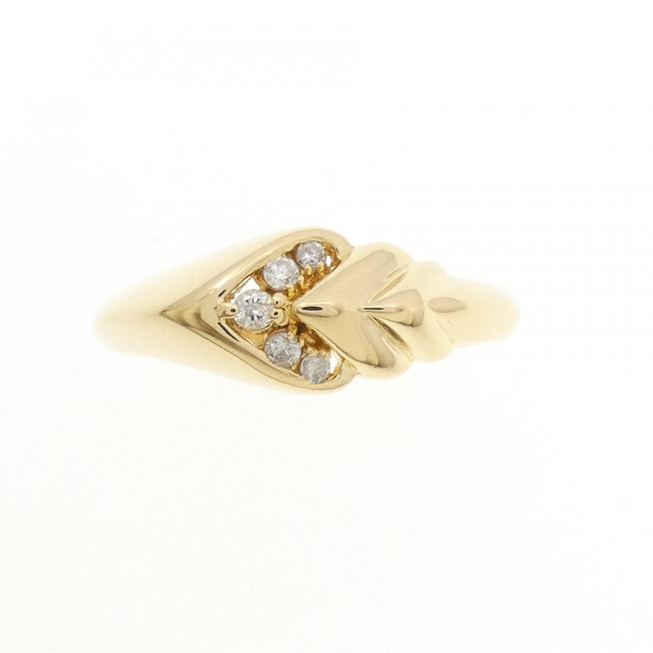K18YG ダイヤモンド リング 0.06CT