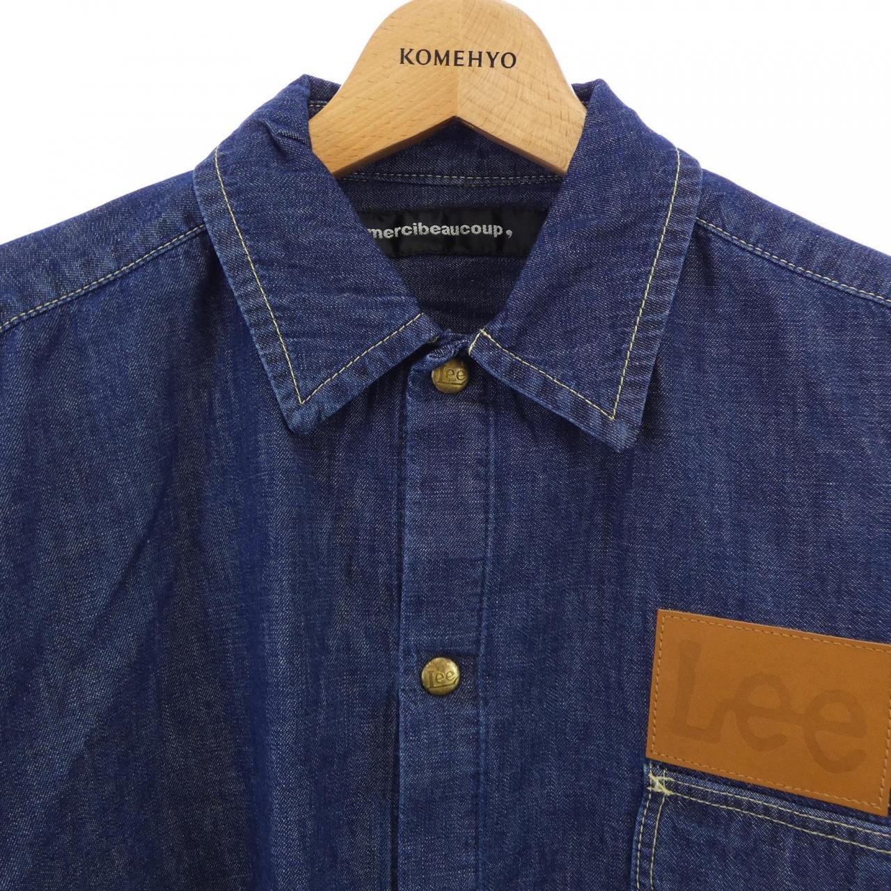 メルシーボークー mercibeaucoup LEE シャツ
