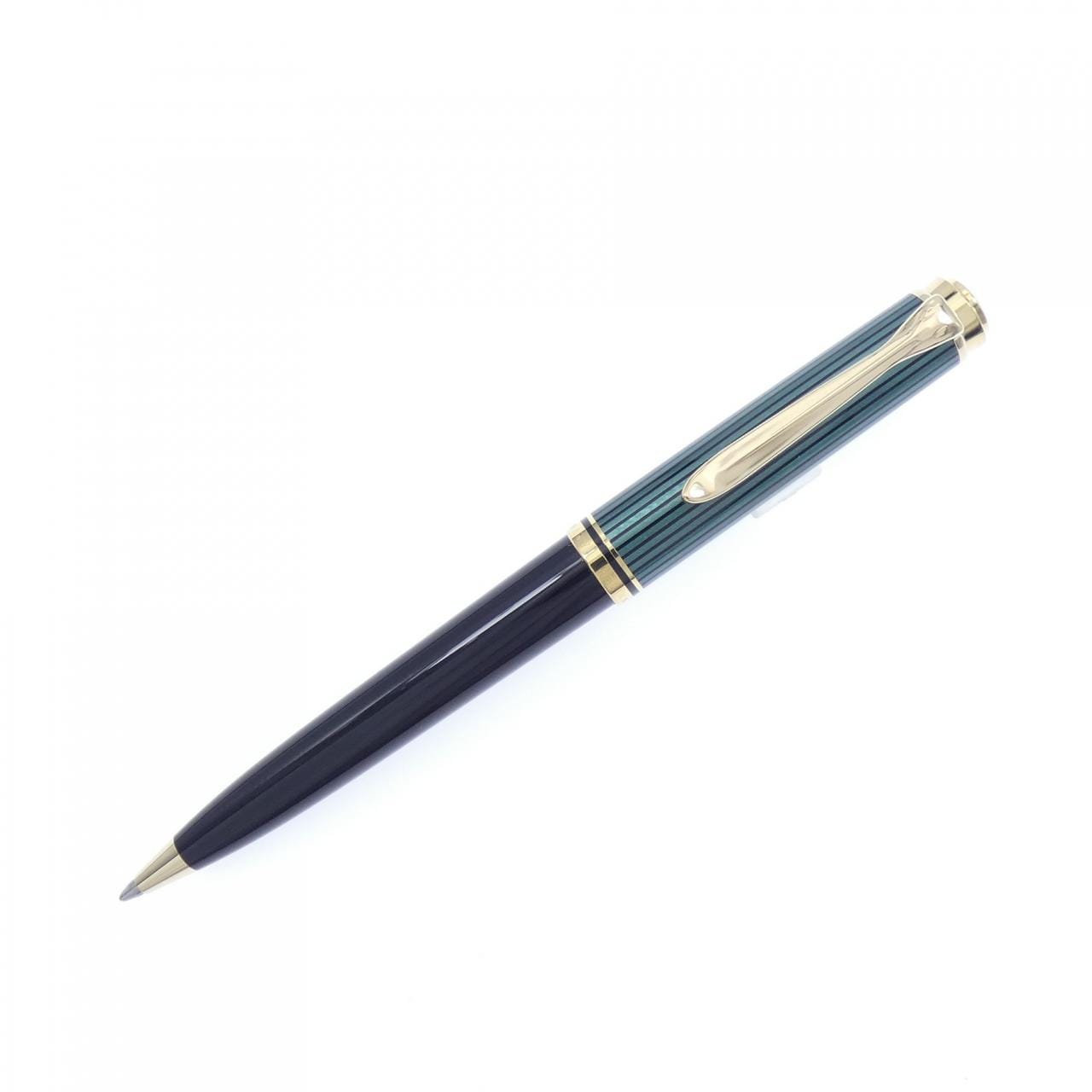 ペリカン スーベレーンK800グリーンストライプ ボールペン