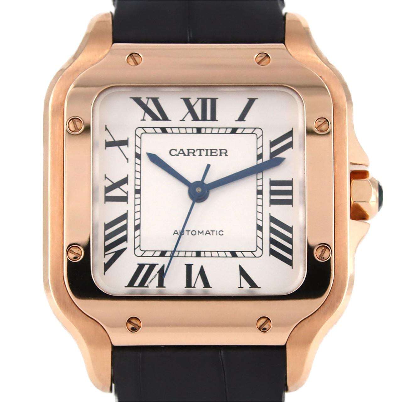 Cartier Santos de Cartier MM PG WGSA0012 PG/RG自動上弦