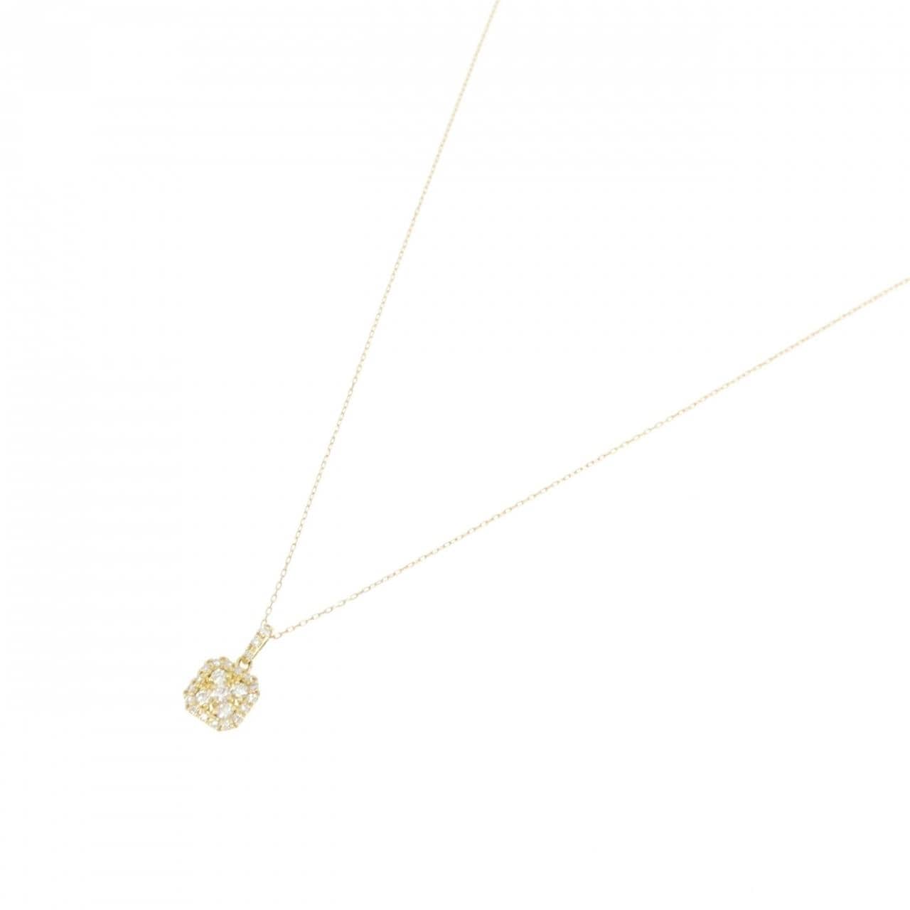 K18YG ダイヤモンド ネックレス 0.18CT