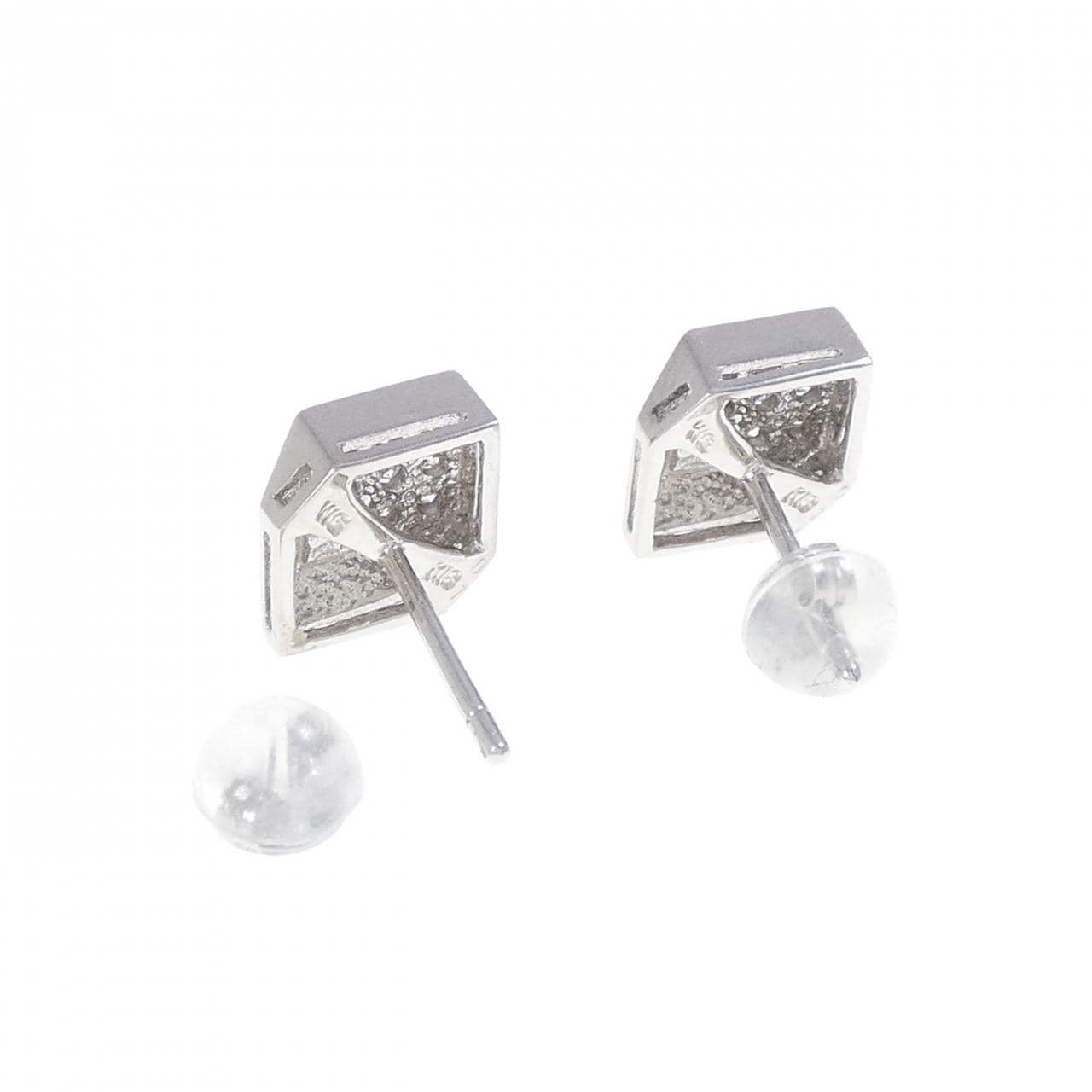 K18WG ダイヤモンド ピアス 0.2CT