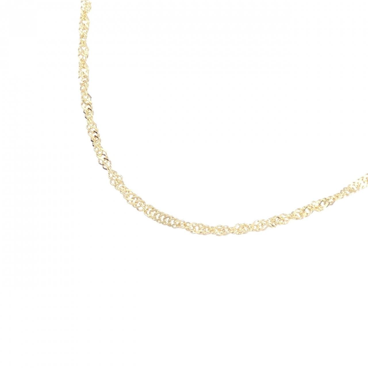 K18YG chain necklace