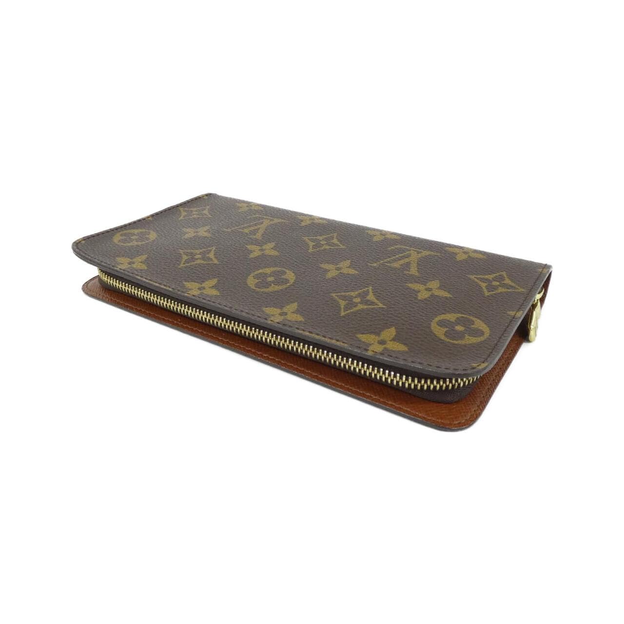LOUIS VUITTON Monogram Porte Monet Zip M61727 Wallet