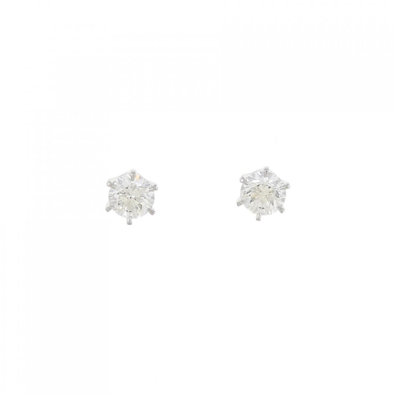 激安の PT ダイヤモンド ピアス 0.40CT californiabonsai.com