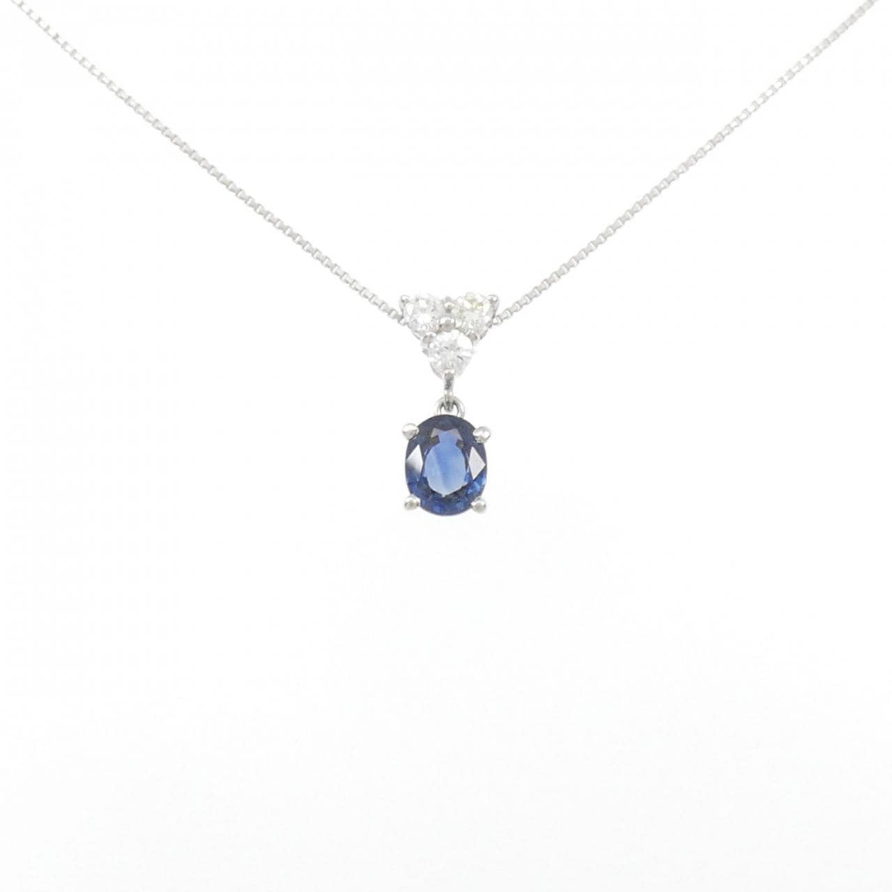 PT Sapphire Necklace 1.18CT