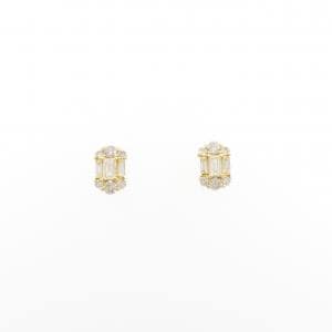 【新品】K18YG ダイヤモンド ピアス 0.40CT