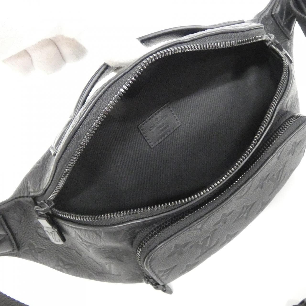 ルイヴィトン モノグラム シャドウ ラッシュ バムバッグ M47058 ショルダーバッグ