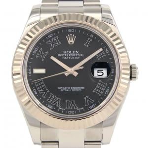 ロレックス デイトジャストⅡ 116334 SSxWG 自動巻 ランダム番