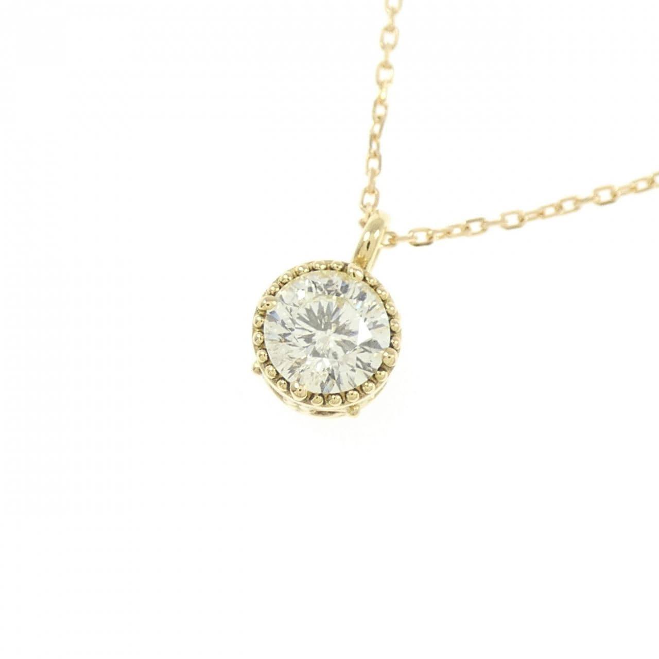 K18YG ダイヤモンド ネックレス 0.347CT