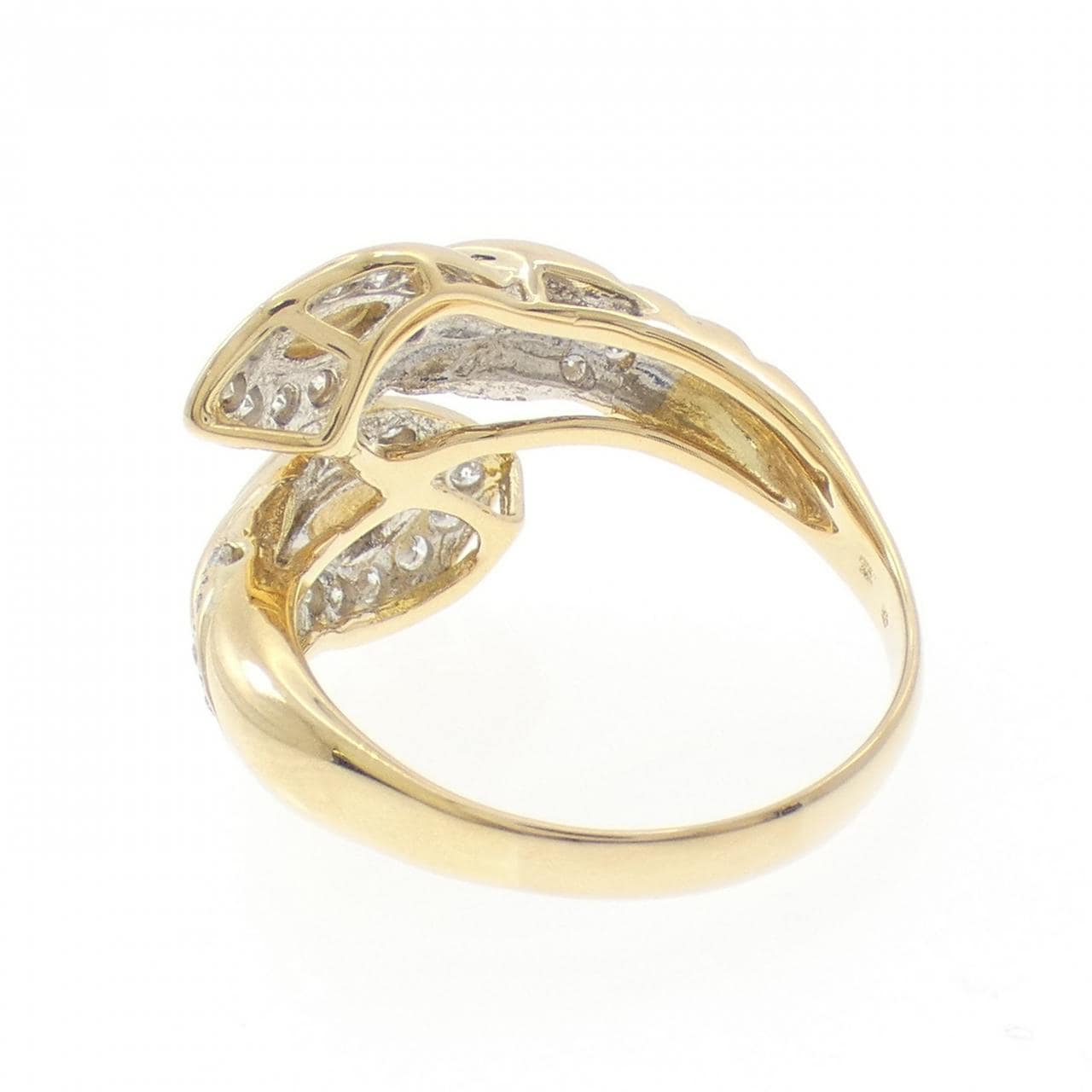 K18YG ダイヤモンド リング 0.37CT