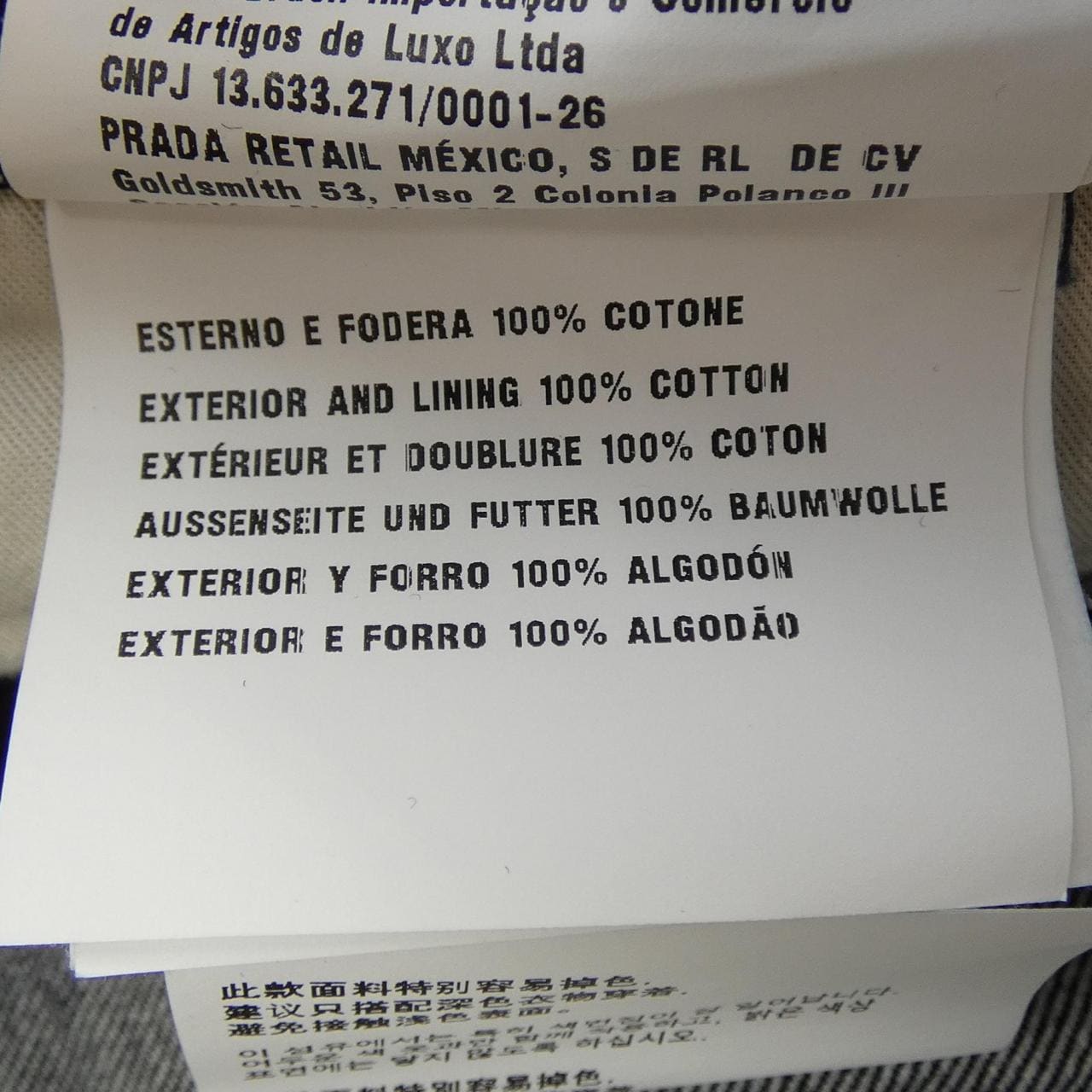 プラダ PRADA GEP374 SVMO 14FV ジーンズ