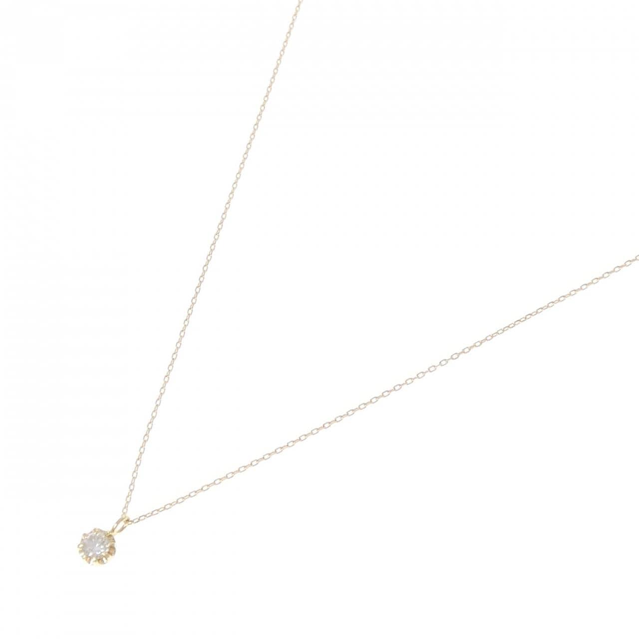 K18YG ダイヤモンド ネックレス 0.10CT