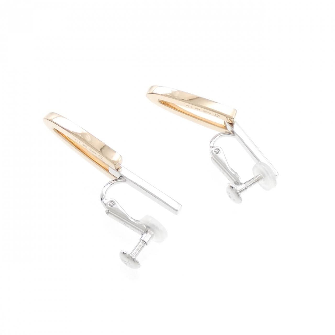 PT/K14WG/750PG Diamond Earrings 0.28CT