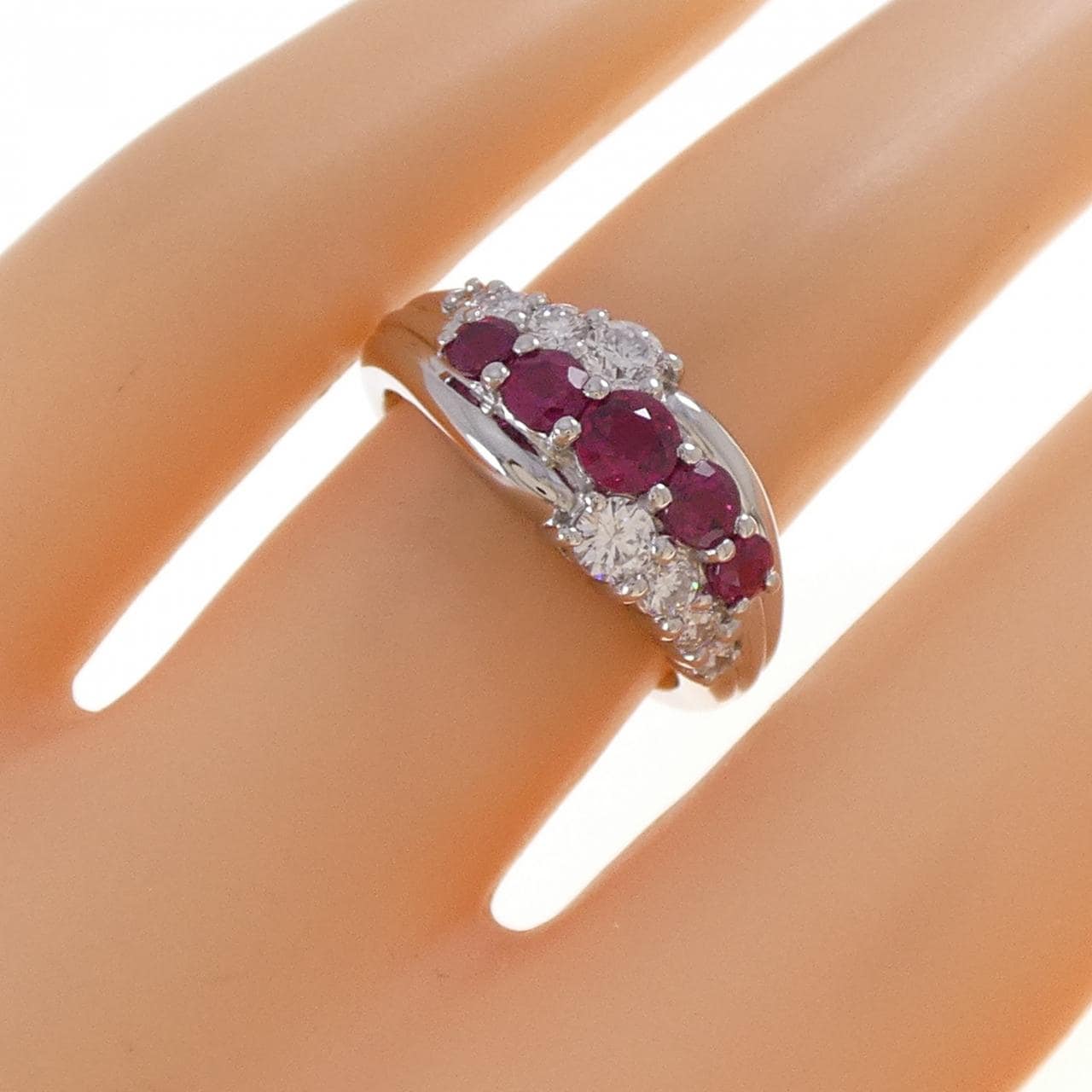 PT900 ルビー リング 0.97CT