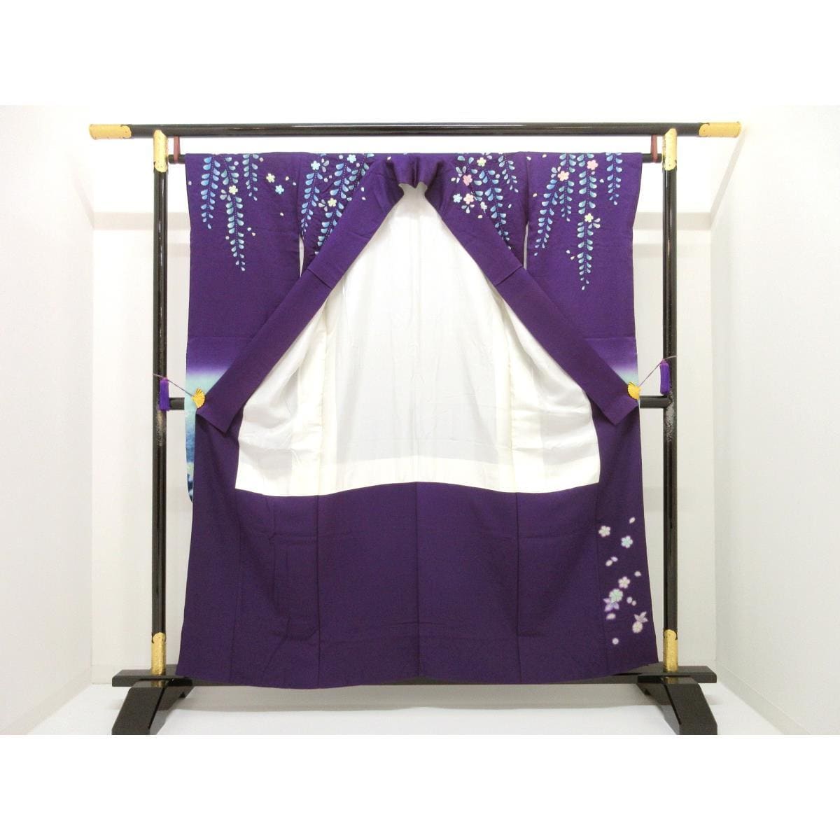 振袖　絞り加工ボカシ染　Ｓサイズ