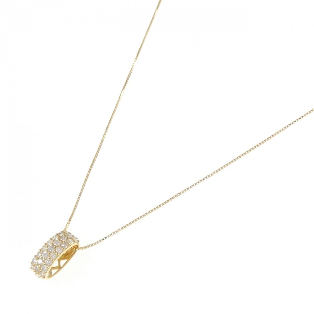 K18YG ダイヤモンド ネックレス 0.50CT