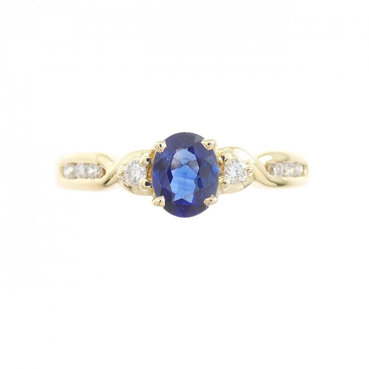 750YG藍寶石戒指