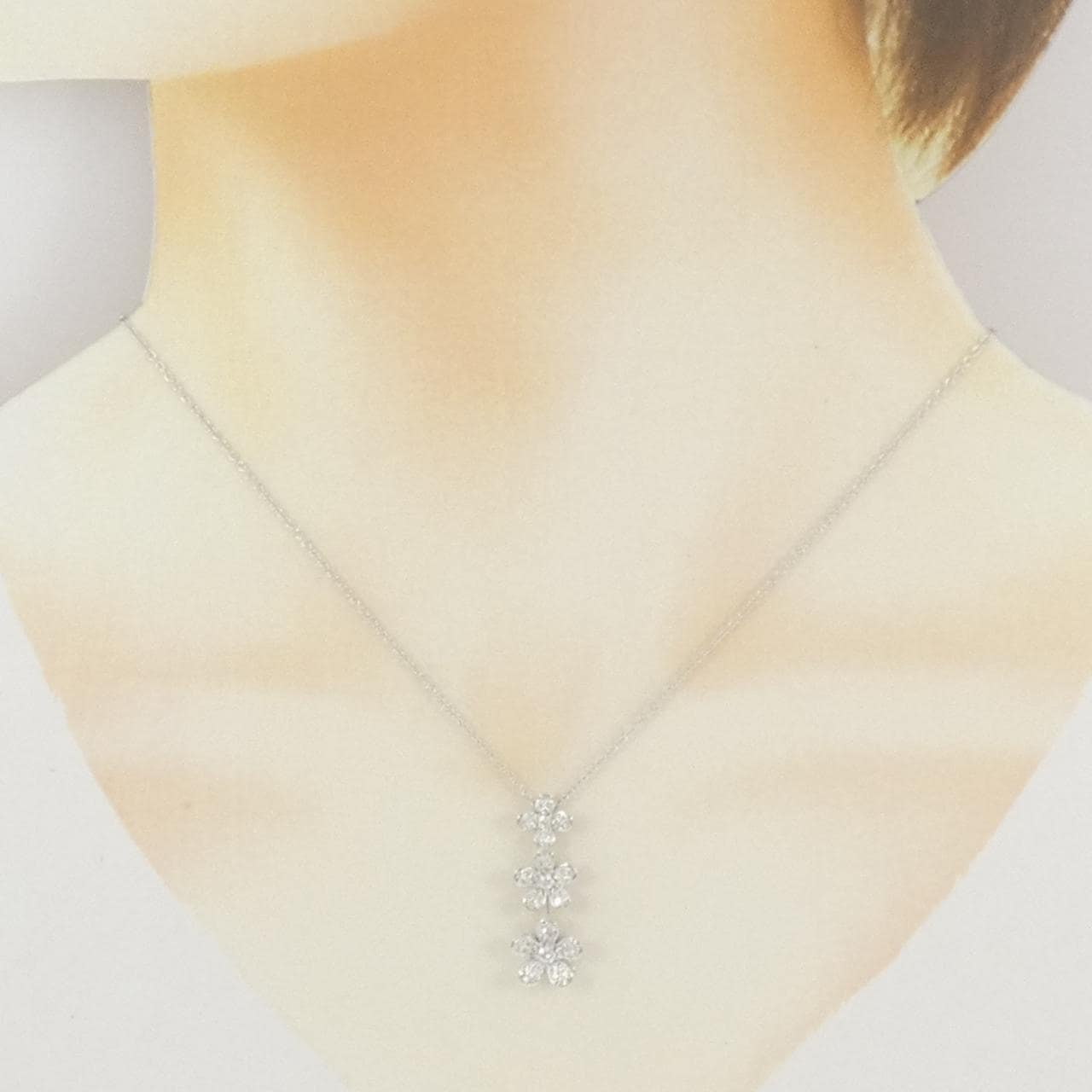 ポンテヴェキオ ダイヤモンド ネックレス 0.44CT