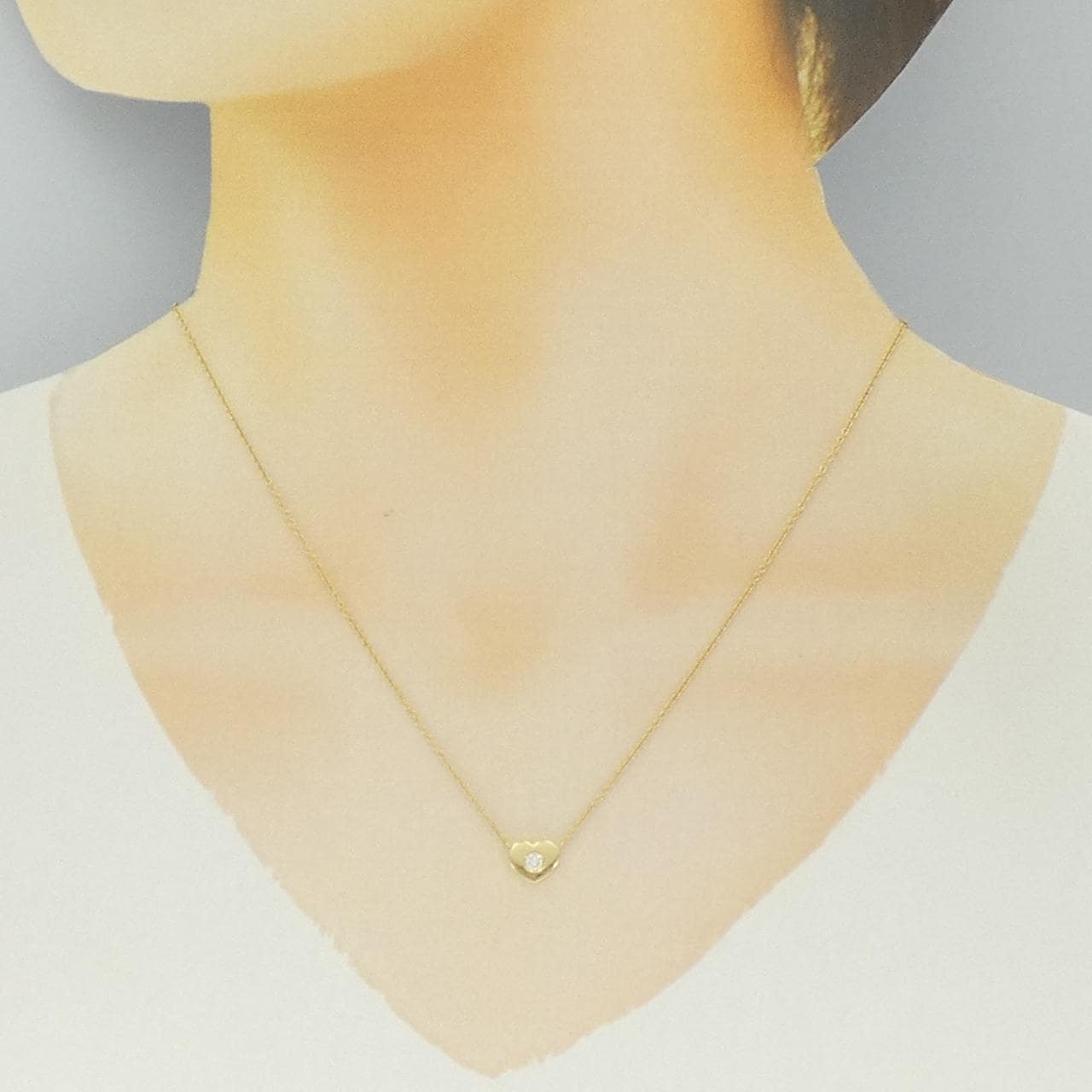 ティファニー ハート ダイヤモンド ネックレス