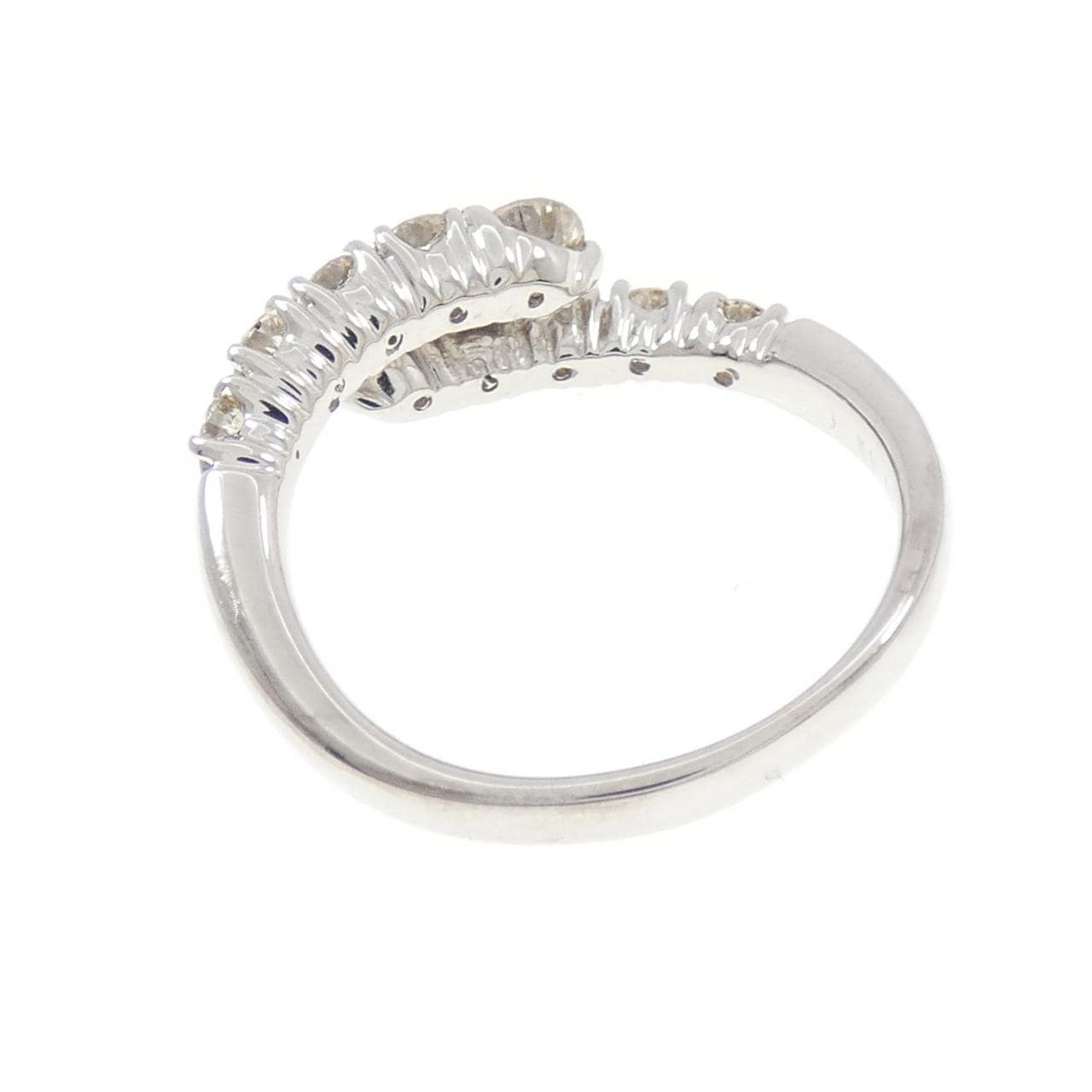 K18WG ダイヤモンド リング 1.00CT