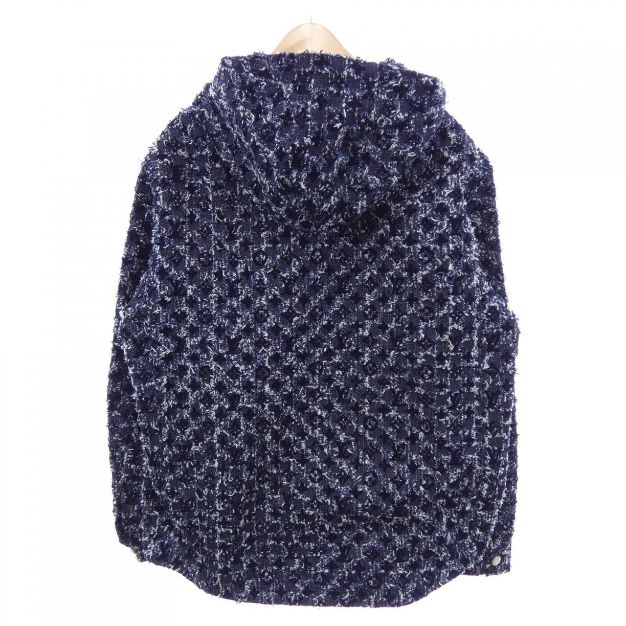 ルイヴィトン LOUIS VUITTON フロックドモノグラムデニムフーディ HTA23WURL ジャケット