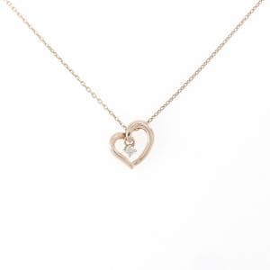 4゜C ハート ダイヤモンド ネックレス 0.02CT