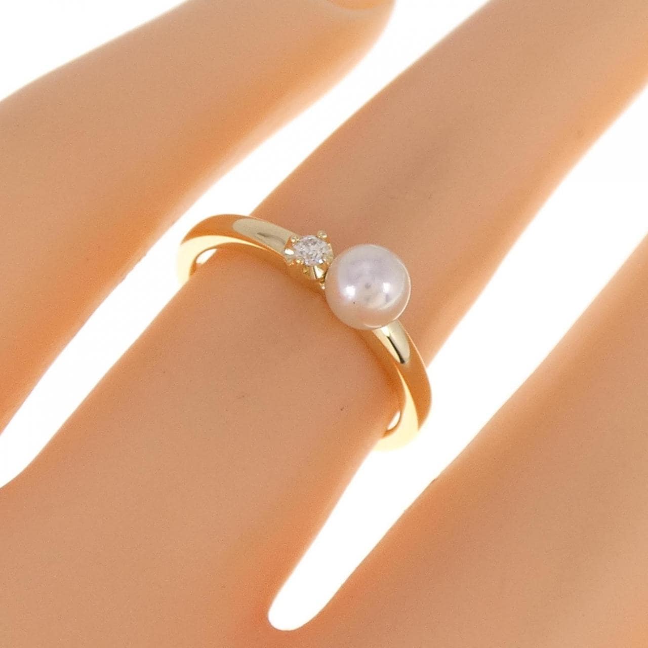 MIKIMOTO Akoya pearl ring 4.7mm