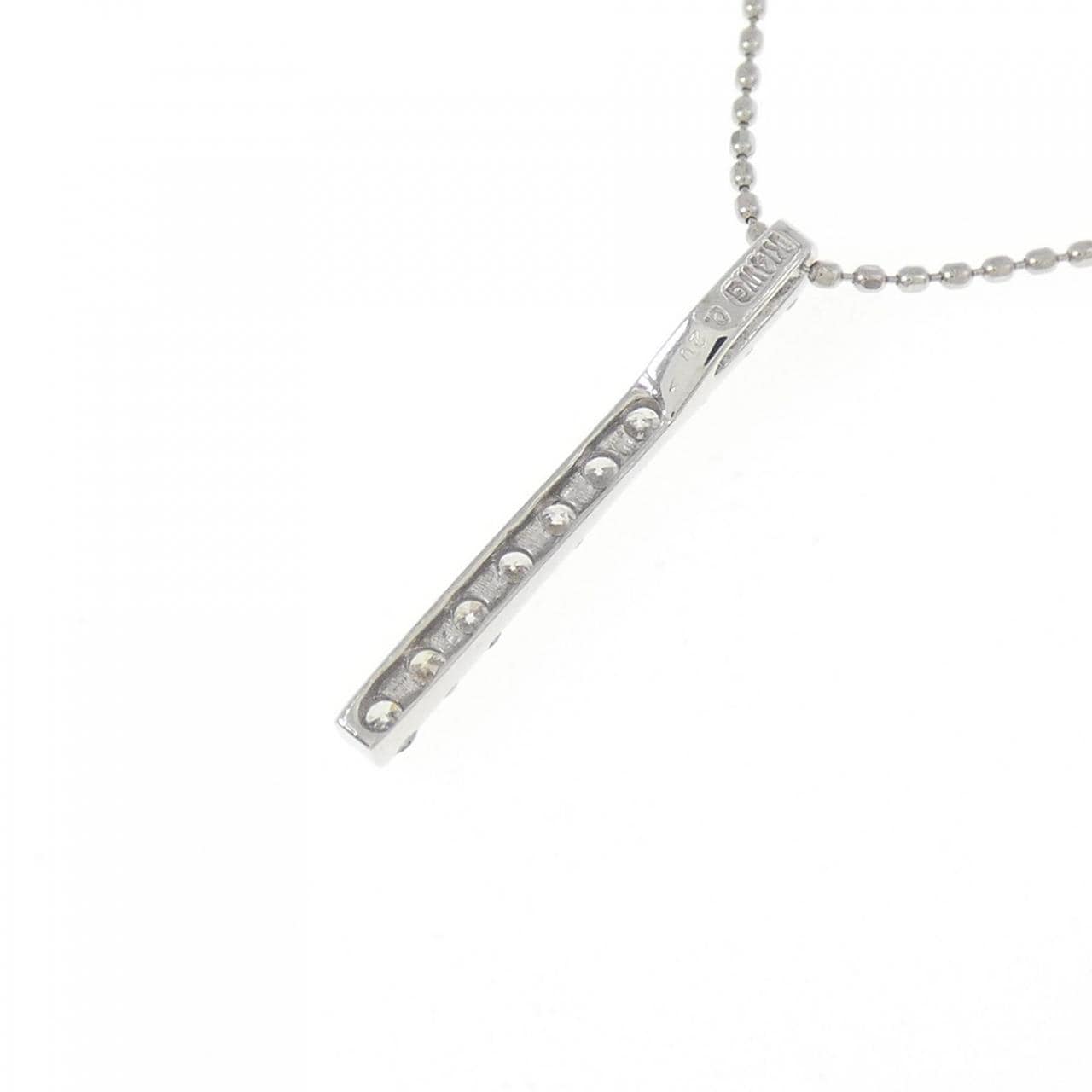 K14WG/K18WG ダイヤモンド ネックレス 0.20CT