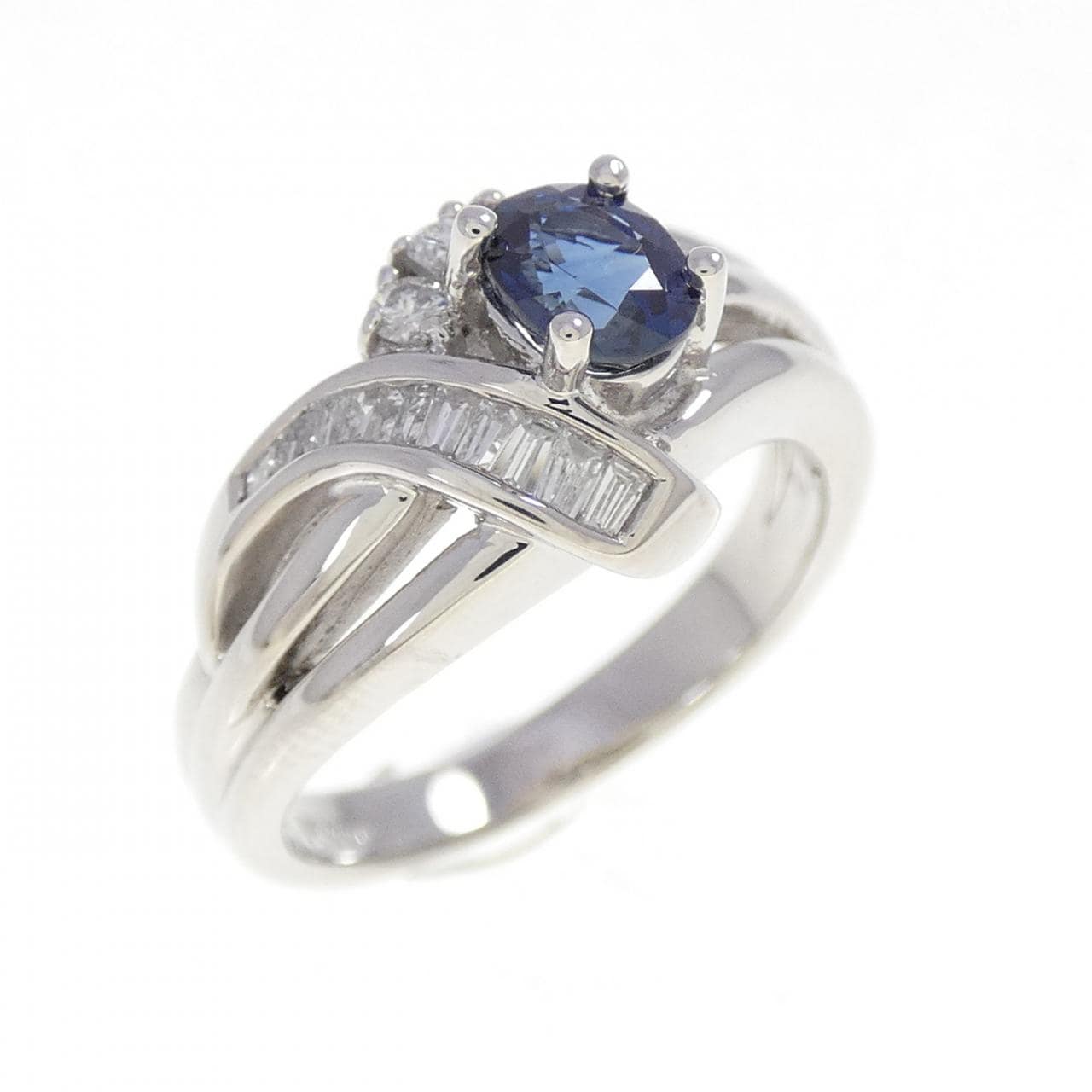 PT900 サファイヤ リング 0.55CT