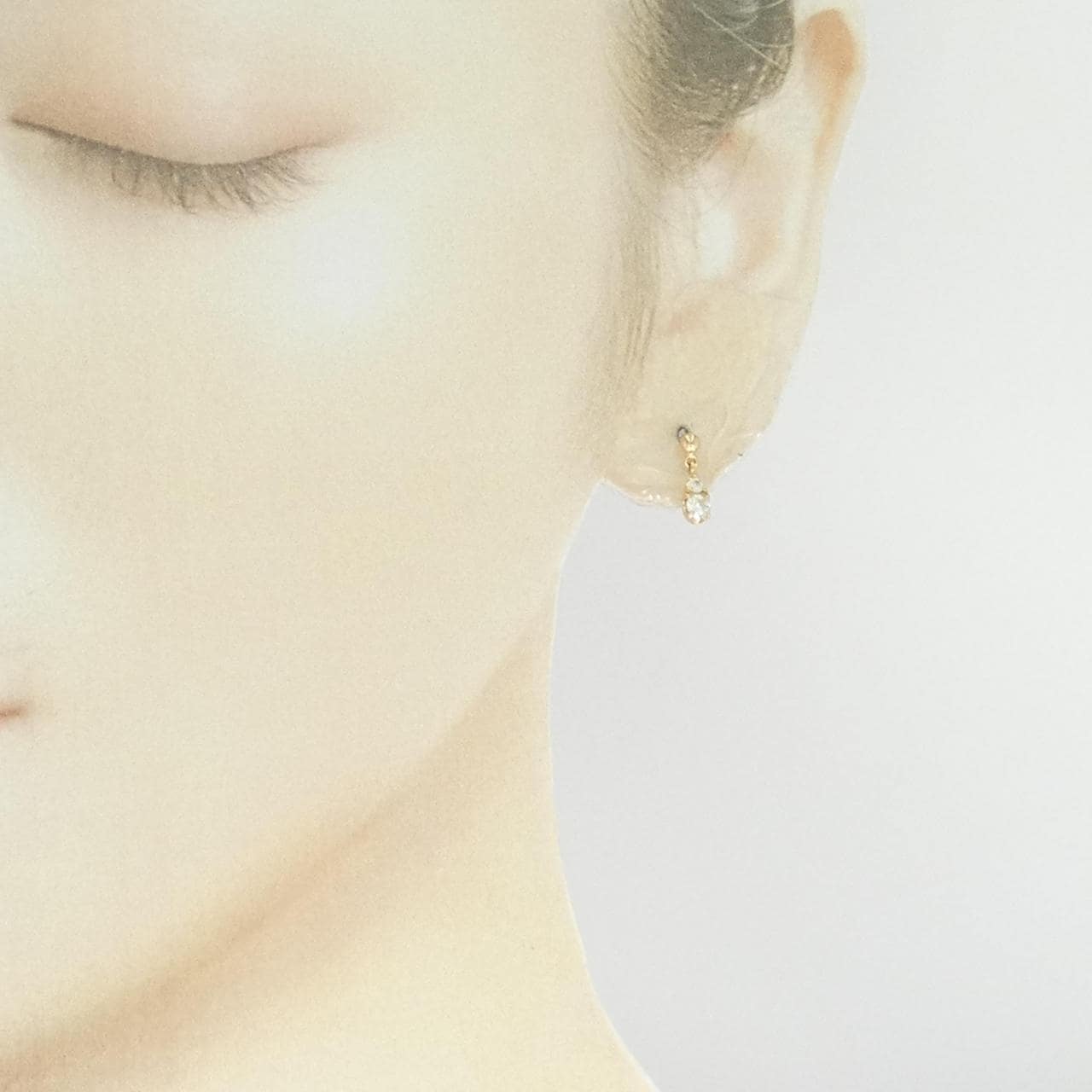 K18PG ダイヤモンド ピアス 0.20CT
