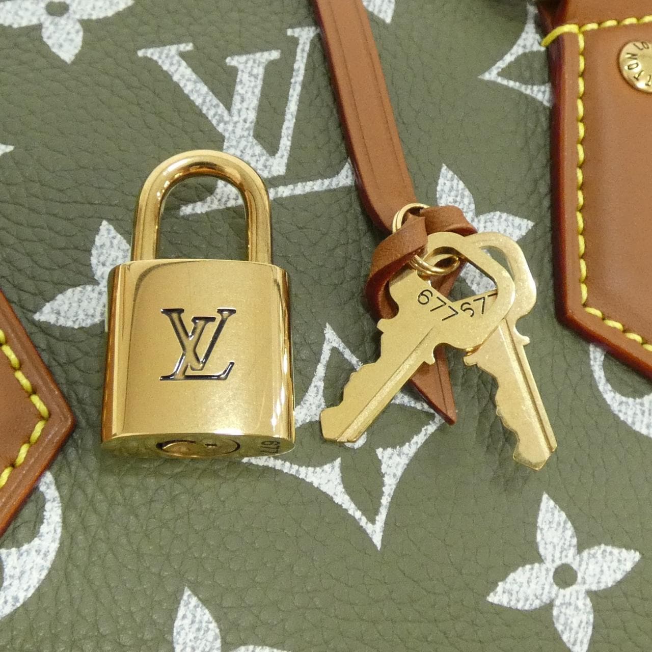 ルイヴィトン モノグラム レザー スピーディ バンドリエール 30cm M15241 ショルダーバッグ