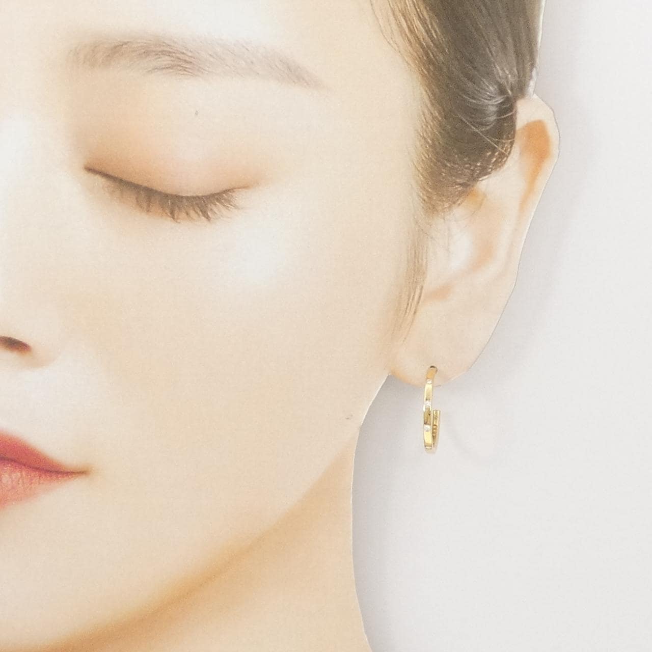 タサキ ダイヤモンド ピアス 0.05CT