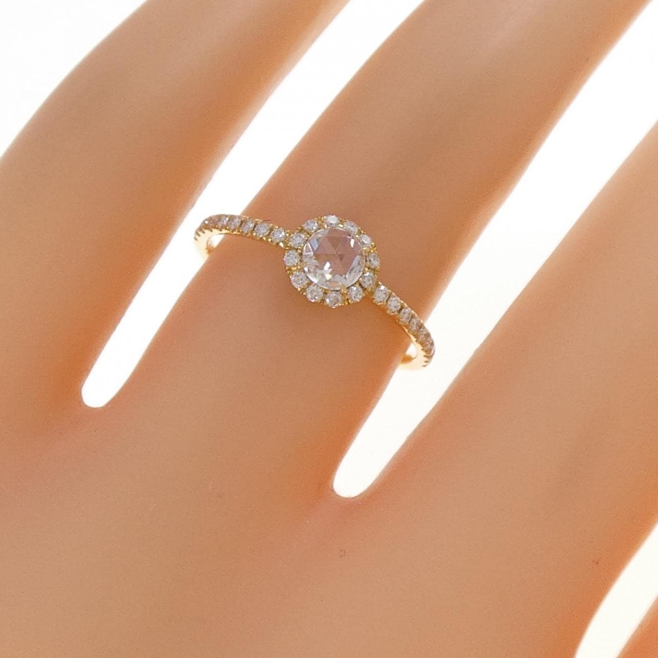 K18YG ダイヤモンド リング 0.30CT