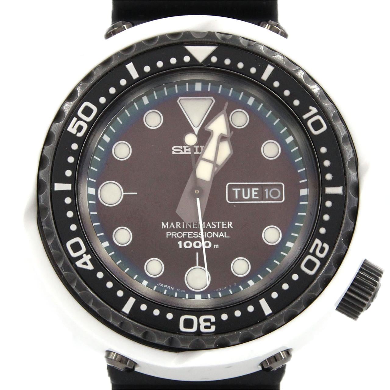 【ノーメンテナンス還元価格】セイコー マリ-ンマスター ホワイト･ドルフィン 300本限定 7C46-0AD0/SBBN019 その他 クォーツ